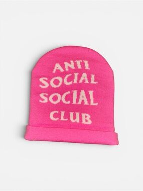 Anti Social Social Club Pink Beanie